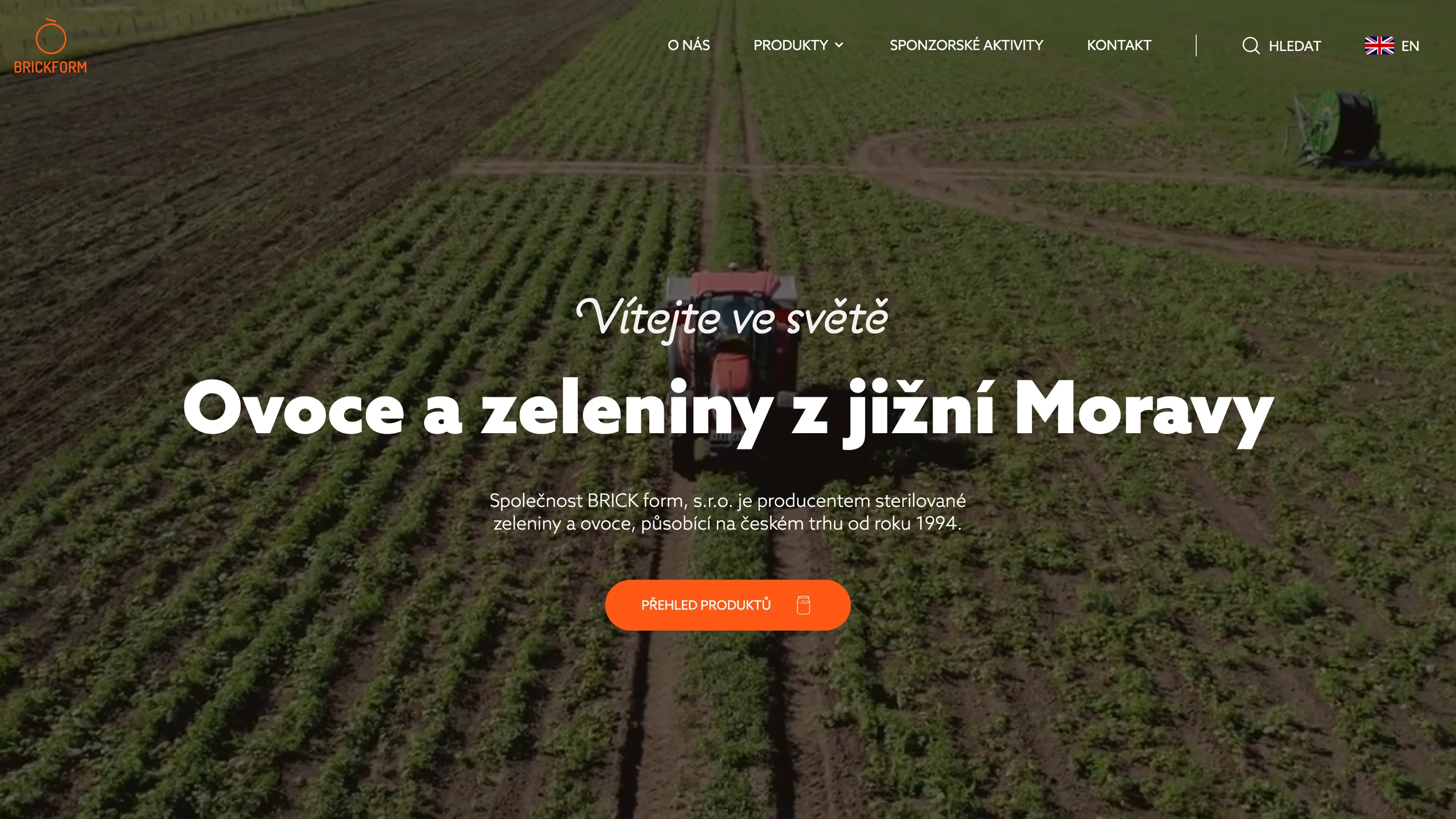BRICK form – webová platforma s produktovým katalogem