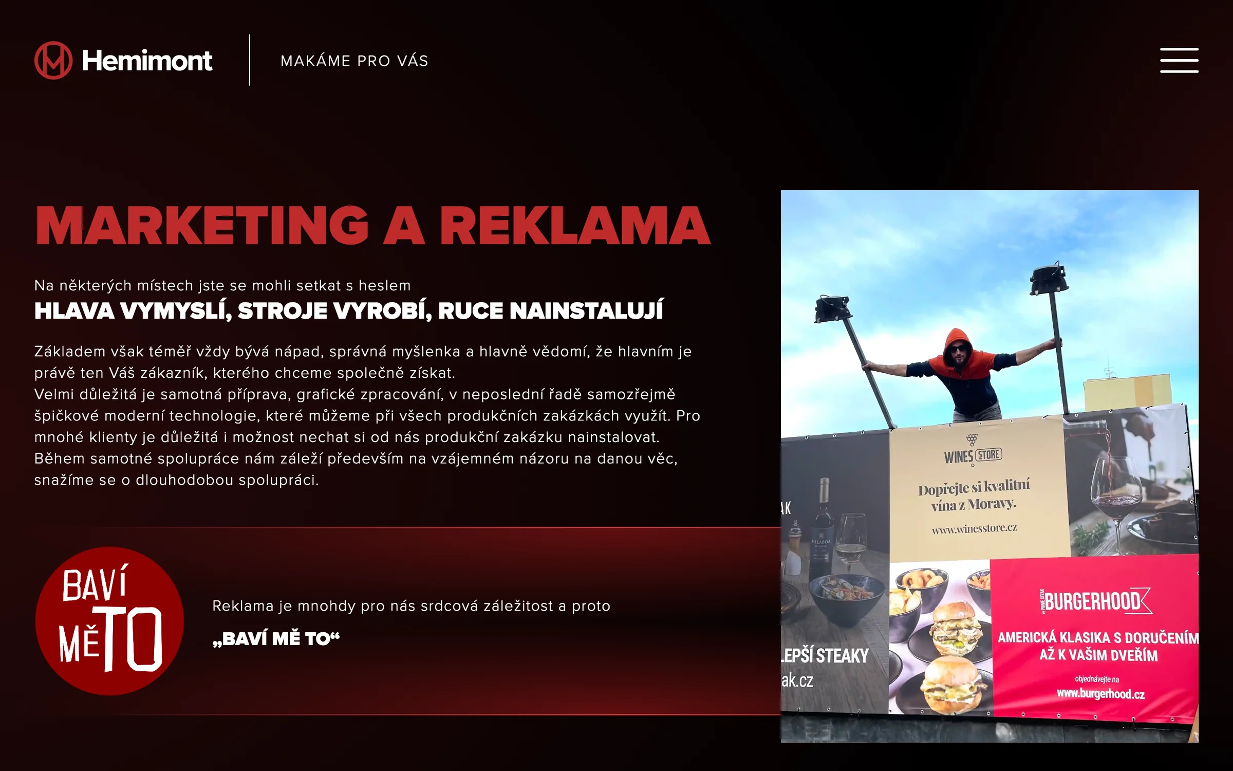 Hemimont: ukázka řešení