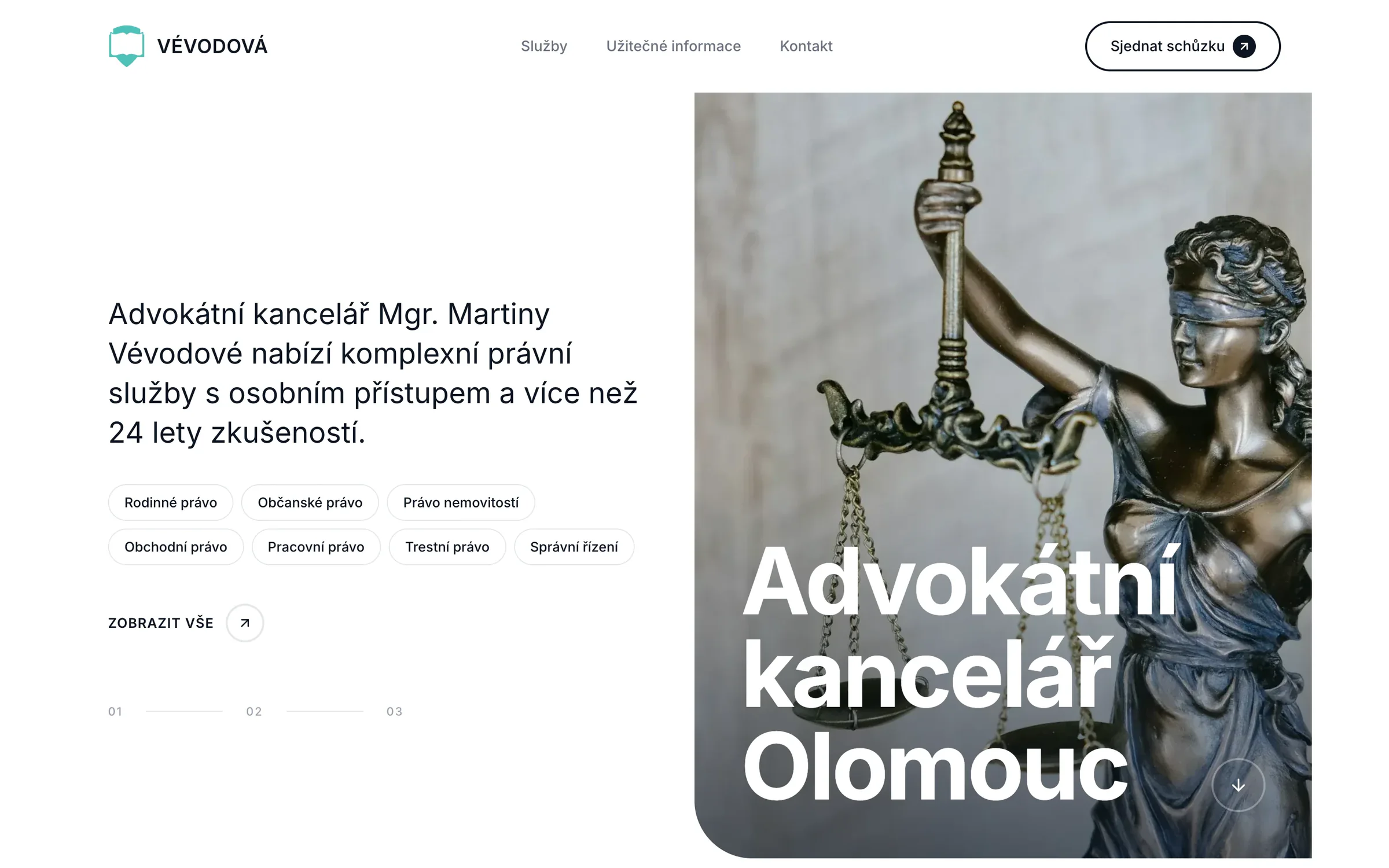 Advokátní kancelář Vévodová: ukázka řešení